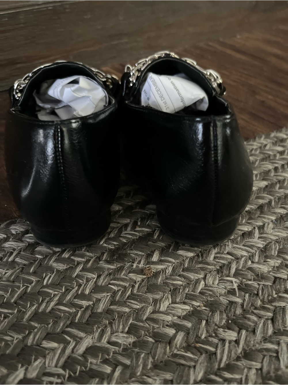 Zara Multi Chain Detail Loafers 38 - Picture 3 of 9